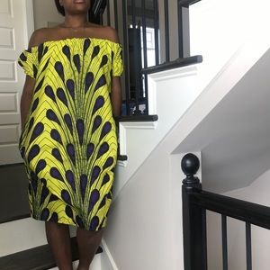Authentic African shift dress